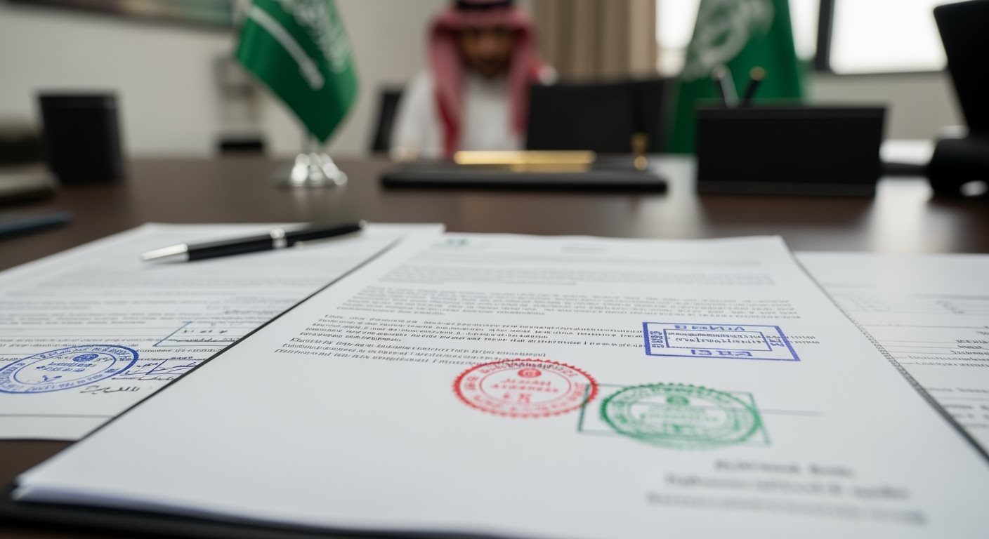 Processus Attestation Documents Visa Arabie Saoudite