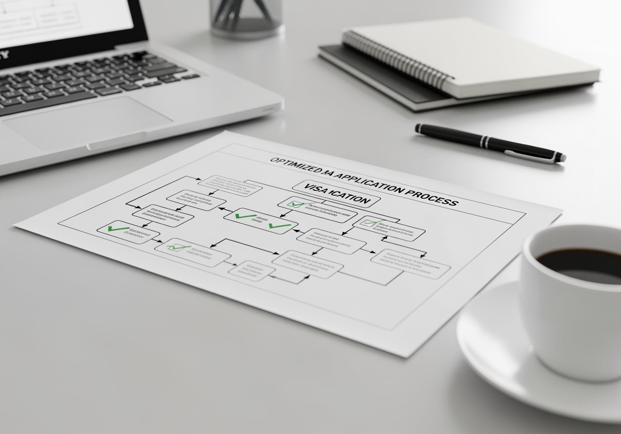 Processus optimisé demande visa