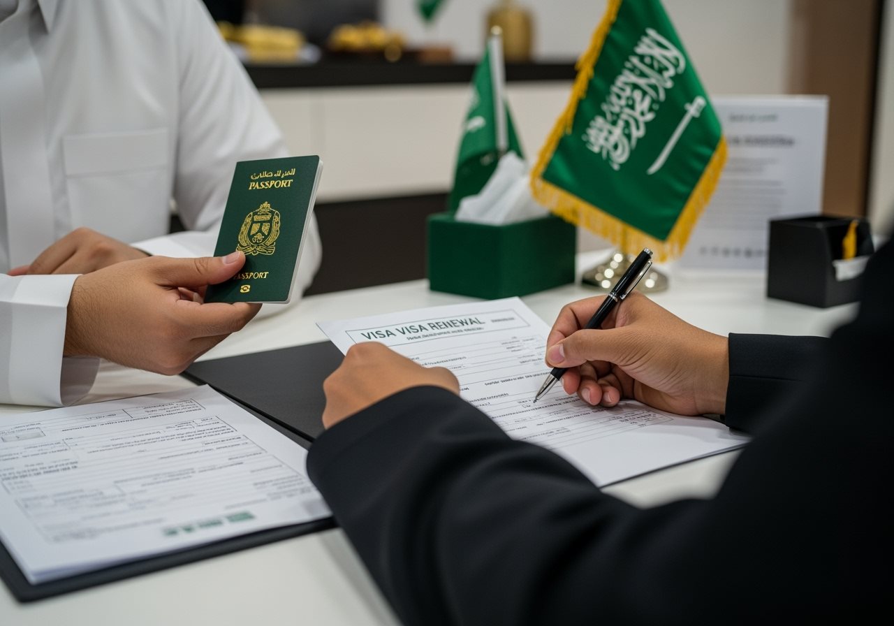 Processus de renouvellement visa Arabie Saoudite